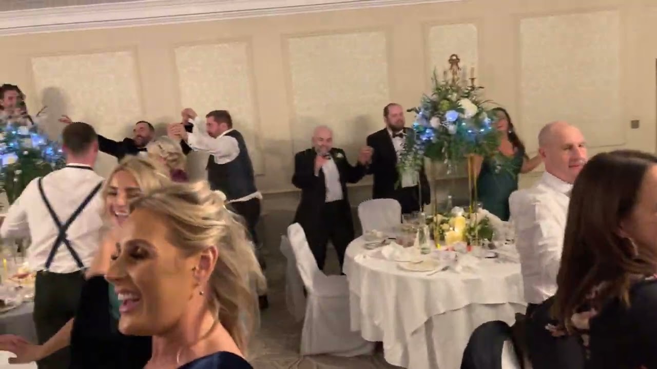 Singing Waiters with Rebecca and Joseph at Wentbridge House Hotel, Doncaster