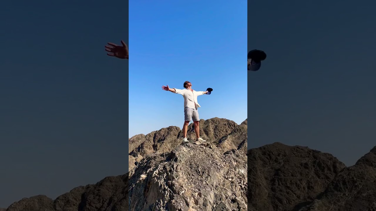 🥾FUJAIRAH - UAE HIKING TRAILS #hiking #uae #fujairah #shorts #fun #cool #travel #crazy #mohntain