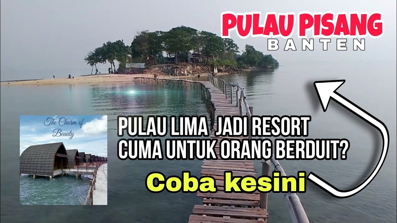 PULAU YANG MASIH ALAMI DENGAN PASIR PUTIH YANG INDAH ~ PULAU PISANG BANTEN