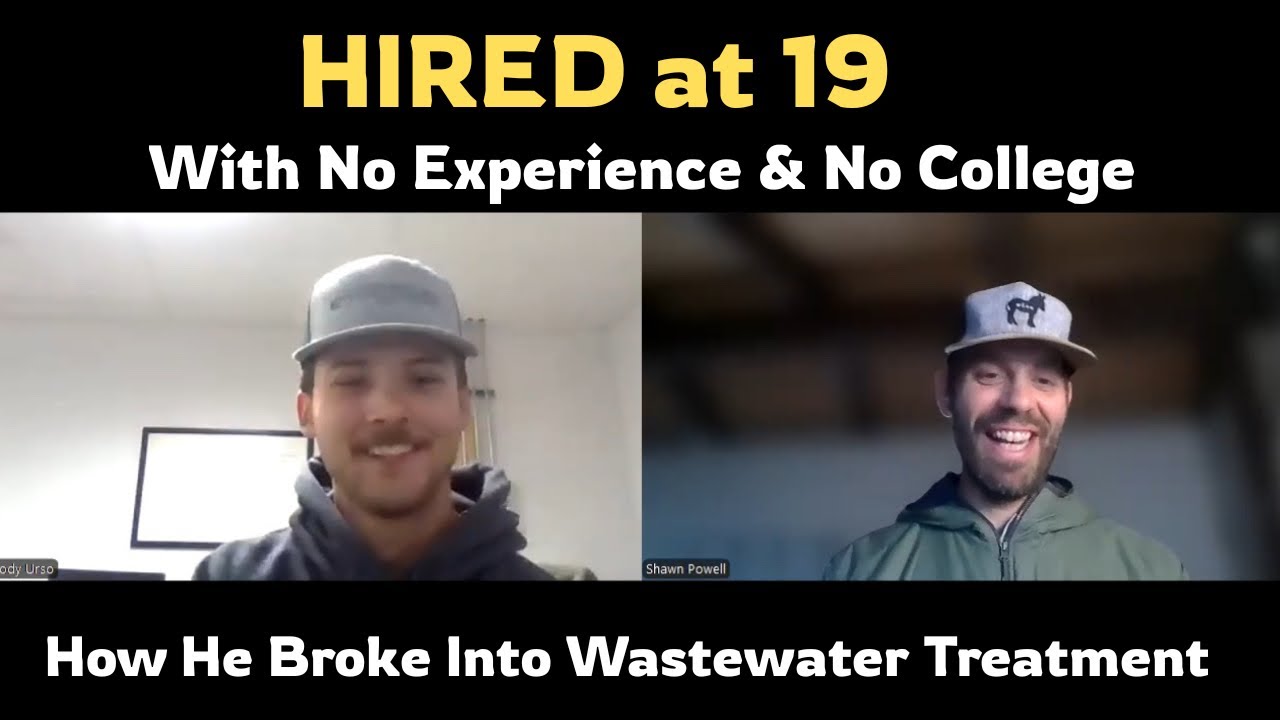 Become a Wastewater Operator Without College | Cody Urso, Grade I Operator