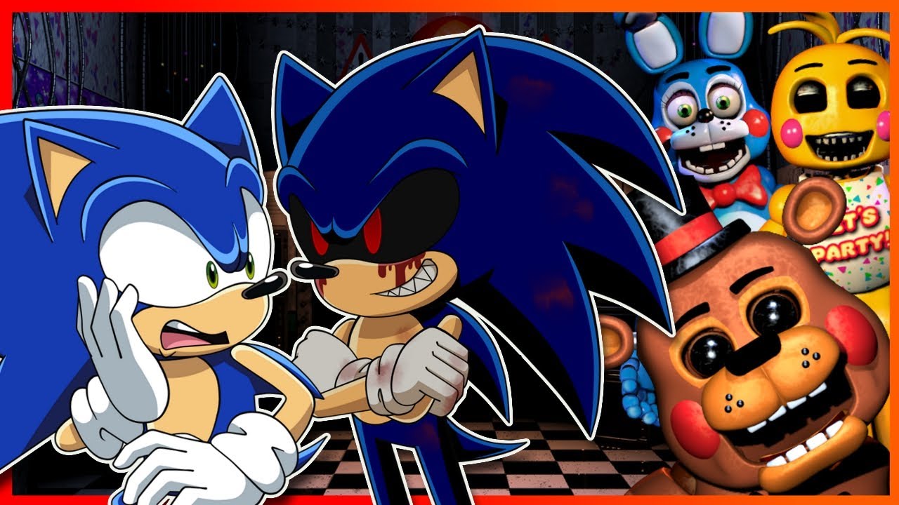 SONIC.EXE RETURNS?! [SPOOPY MONTH] Sonic Plays Five Nights At Freddys 2