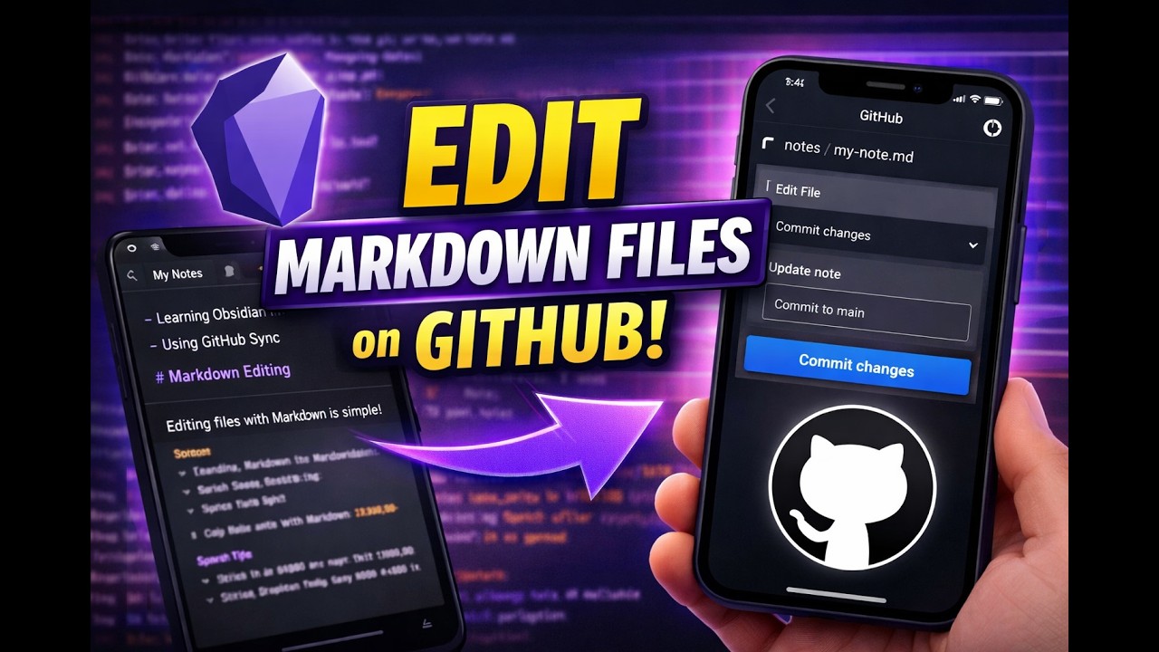 Mobile Obsidian + Github full setup tutorial (hindi)