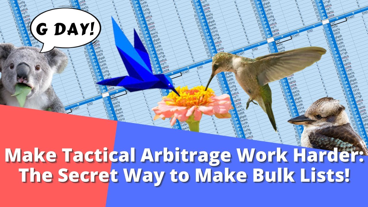 The Secret to get more out of Tactical Arbitrage with Special Bulk Lists.