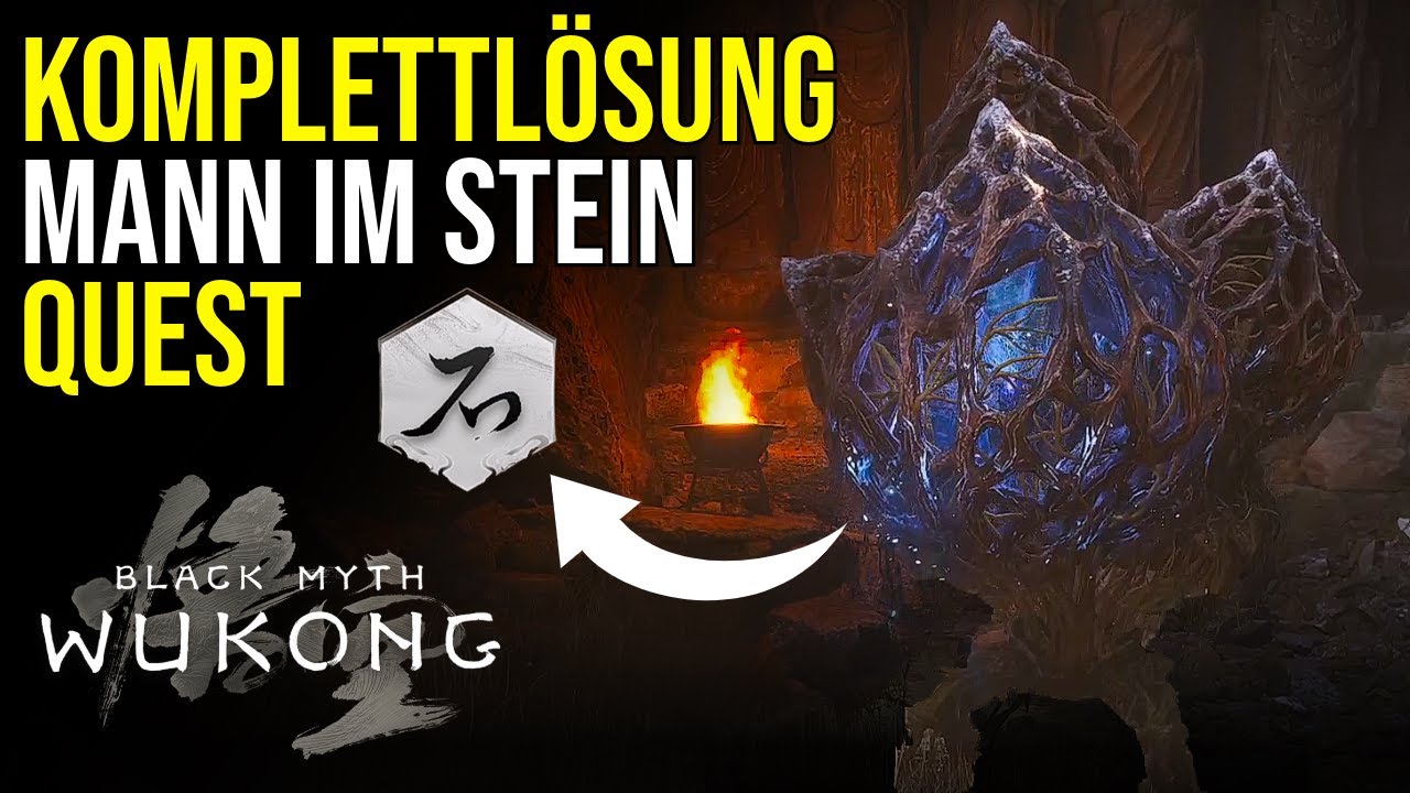 Black Myth Wukong | Mann im Stein Quest + Verwandlungszauber freischalten | Kapitel 2 (deutsch)