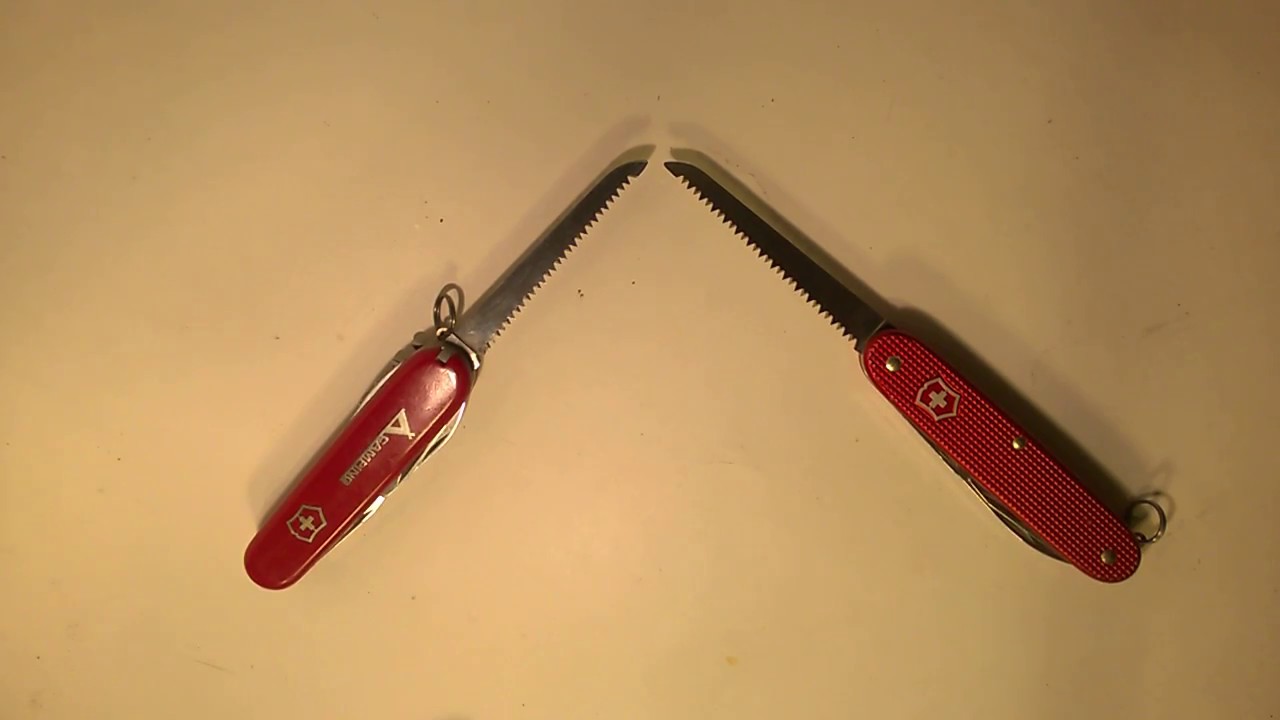 Victorinox Camper vs Farmer -  I Saw them Awl