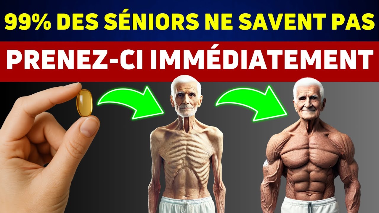 Seniors : Vous perdez LA FORCE MUSCULAIRE en négligeant CETTE VITAMINE ESSENTIELLE!