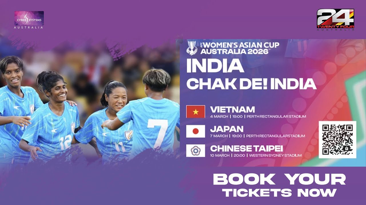 🇮🇳 Chak De! India &ndash; Let&rsquo;s support our Blue Tigresses in Perth! ⚽🔥