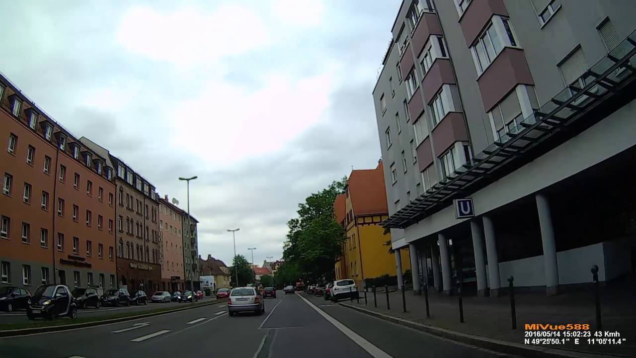 D: Nürnberg. Königshof, Südfriedhof, Katzwanger Straße, Pillenreuther Straße, Hauptbahhof. Mai 2016