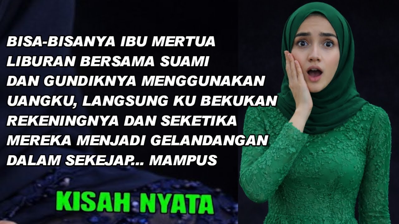 DIAM2 IBU MERTUA LIBURAN BERSAMA SUAMI & GUNDIK PAKAI UANGKU! LANGSUNG BUAT MEREKA JADI GELANDANGAN