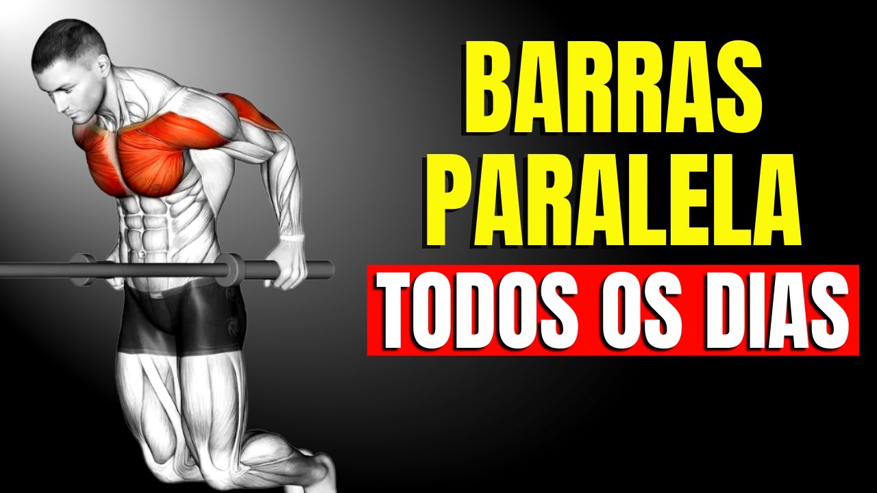 Fazer barras paralelas todos os dias faria isso com seu corpo | CORPO HIPERTROFIADO