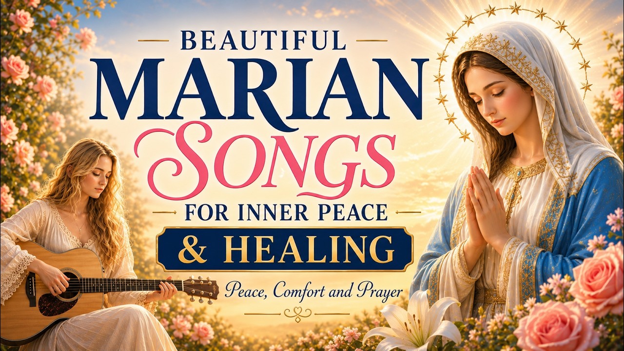 Beautiful Marian Songs for Inner Peace and Healing 🌹 Catholic Music for Peace, Comfort and Prayer