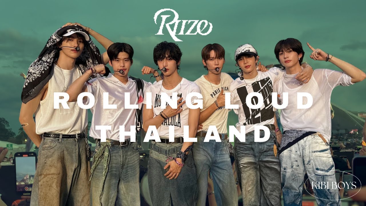 𝑽𝒍𝒐𝒈 Riize Rolling Loud Thailand (Vlog) | Kibiboys
