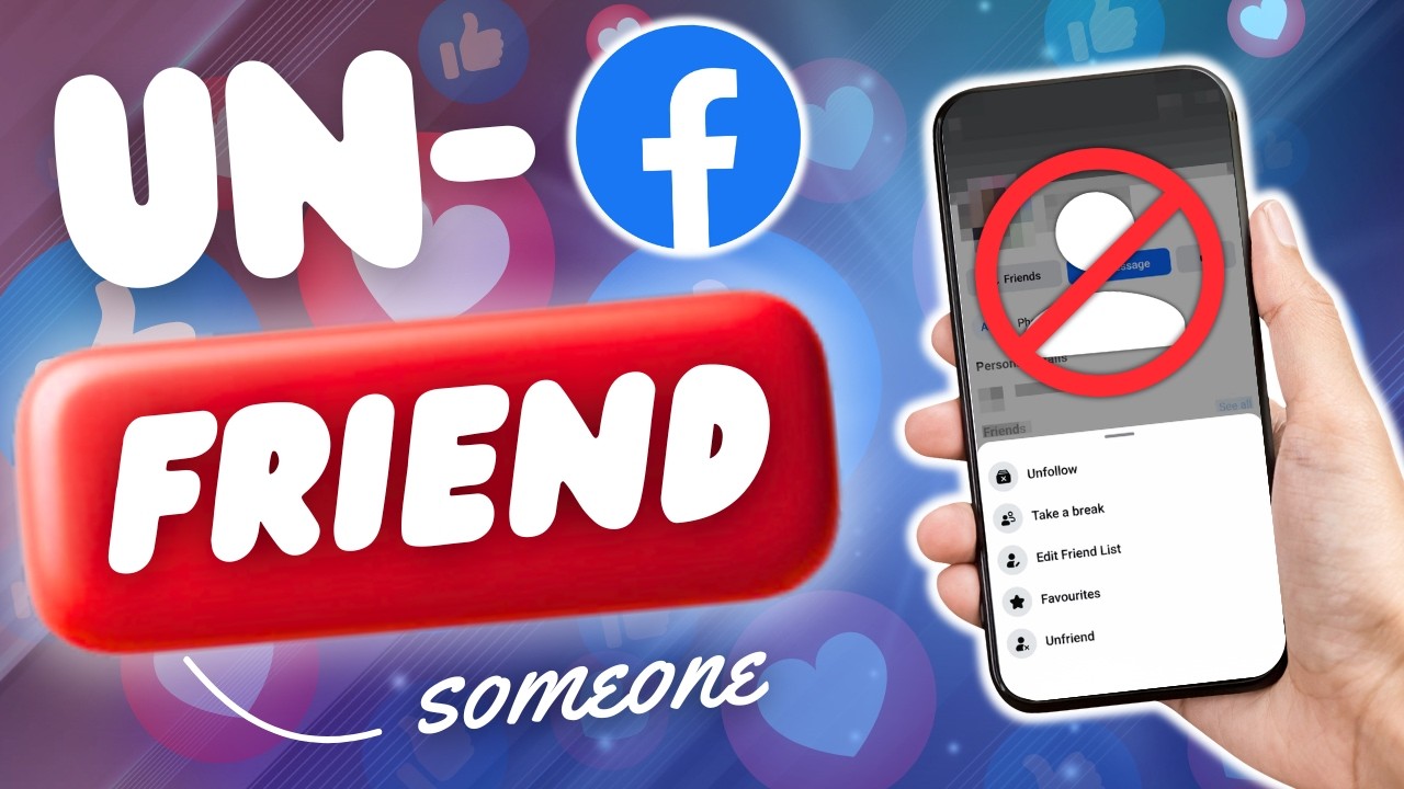 Как удалить кого-либо из друзей на Facebook