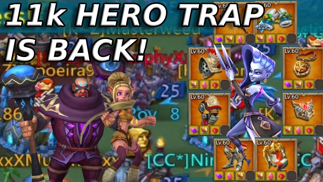 11k Hero Trap! T1 SEIGE OP! Will They BAMBOOZLE Me With Their 3000 IQ Rally? Lords Mobile.