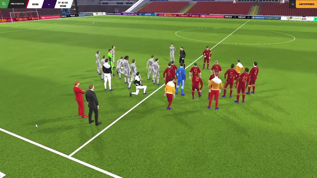 Football Manager 2024 carriera AS ROMA