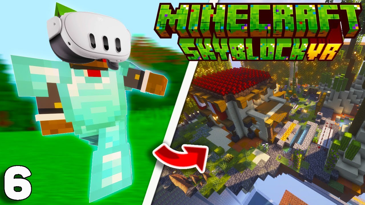 I Played Minecraft… But in Virtual Reality!  | Minecraft Skyblock | Complex-Gaming