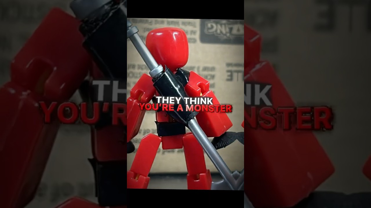 Red Edit  #stikbot #animation #stopmotion #edit #editaudio