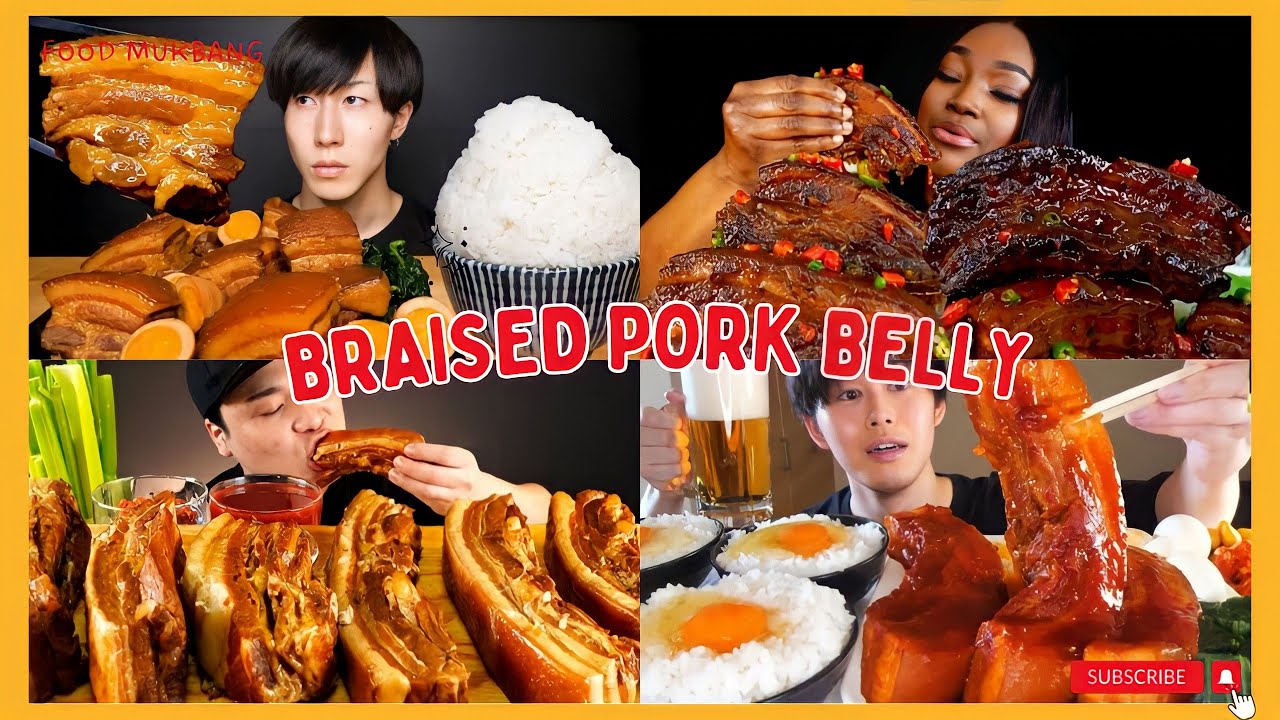 Best Braised Pork Belly Mukbang Moments : Melt-in-Your-Mouth Delight 🐷