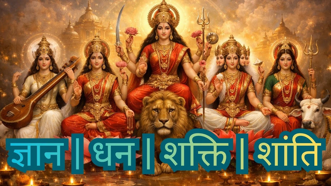 पंचमाता भजन | ज्ञान-धन-शक्ति देने वाला भजन | पाँच माताओं का चमत्कारी भजन | 1 Hour Non Stop Bhajan