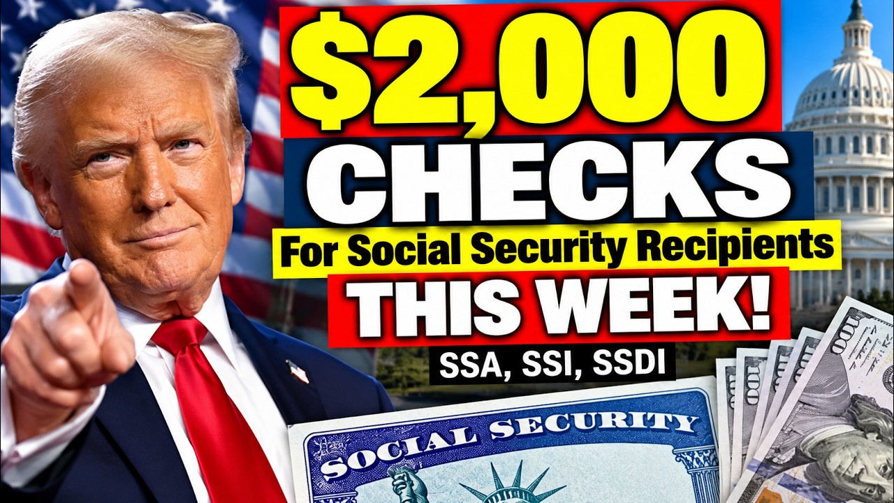 ДА! Выплаты по $2000 для получателей пособий Social Security НА ЭТОЙ НЕДЕЛЕ | Выплаты SSA, SSI, SSDI