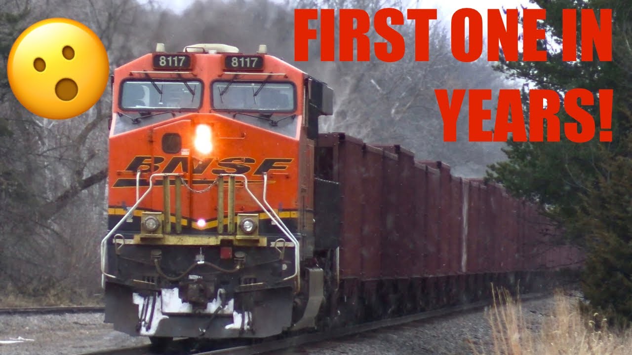 First BNSF Taconite Train in 2 to 3 Years on the Hinckley Subdivision (U-KEEMAD)!