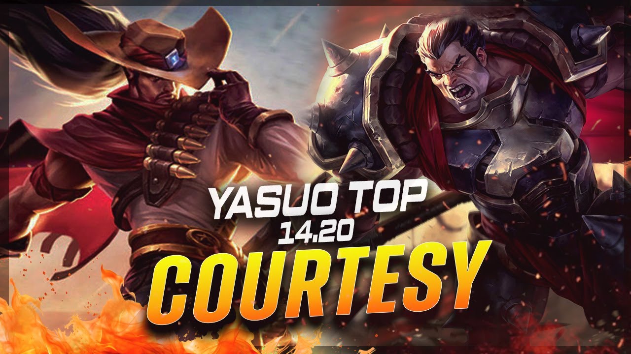 Courtesy - Yasuo vs Darius TOP Patch 14.20 - Yasuo Gameplay