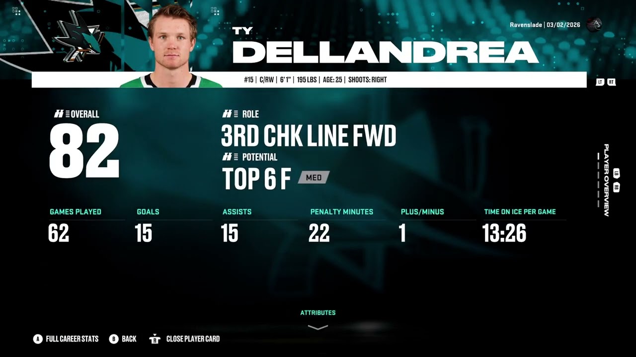 Playing NHL 25 | Franchise Mode | San Jose Sharks - Year 2