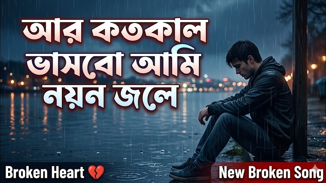 আর কতকাল ভাসব আমি নয়ন জলে? 😭 |Ar kotokal bhasbo ami nayan jale |New Bangla Broken Sad Song 2026 |