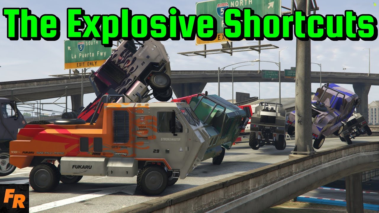 The Explosive Shortcuts! - Gta 5 Random Racing