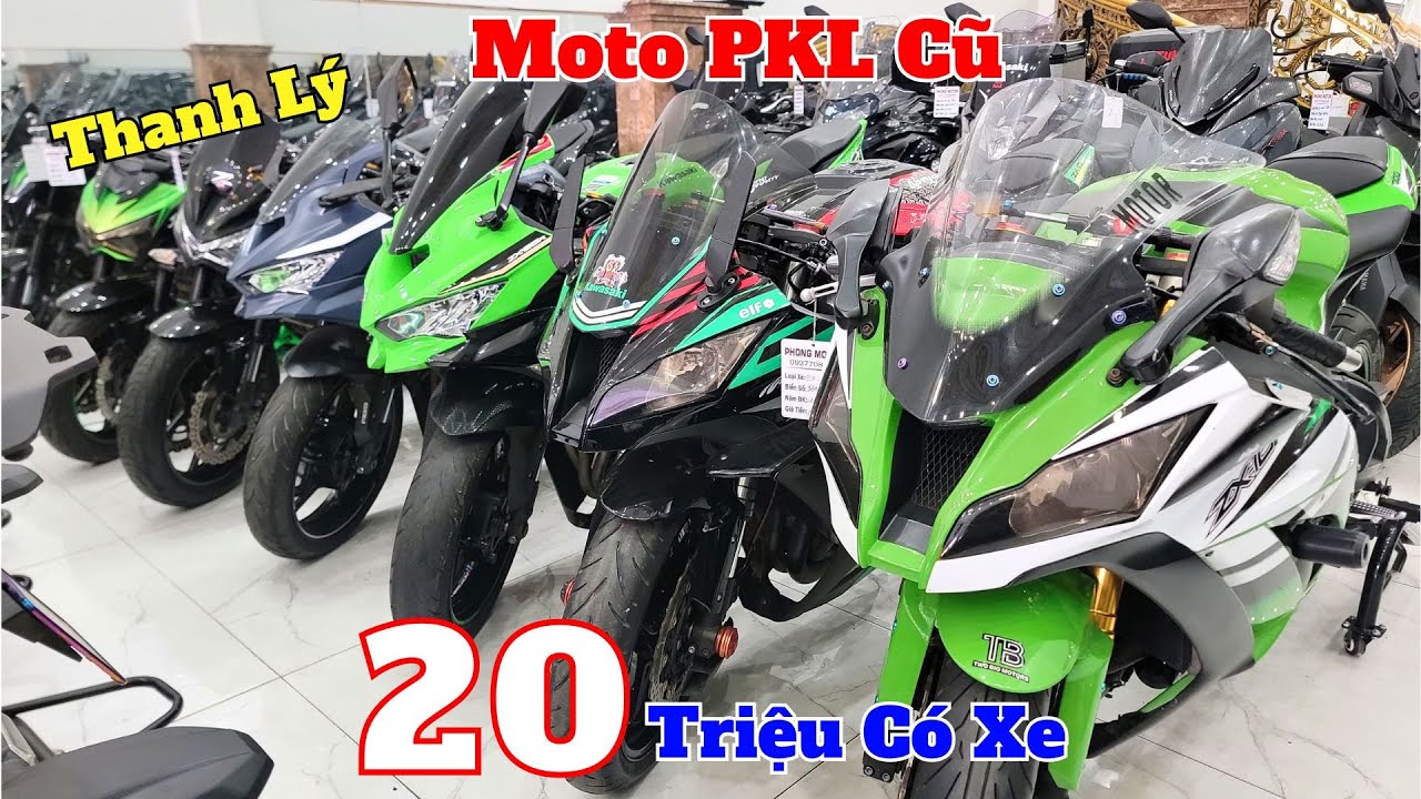 X&atilde; Gấp Moto PKL Cũ ZX25R , MT-09 ,Z1000 ,ZX10R ,Z800 , TRK 502 , CBR650R , Z400