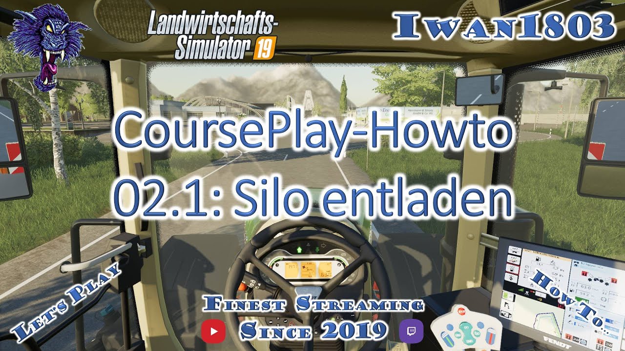 🚜 LS19-Howto CoursePlay 02: Silo entladen *update*