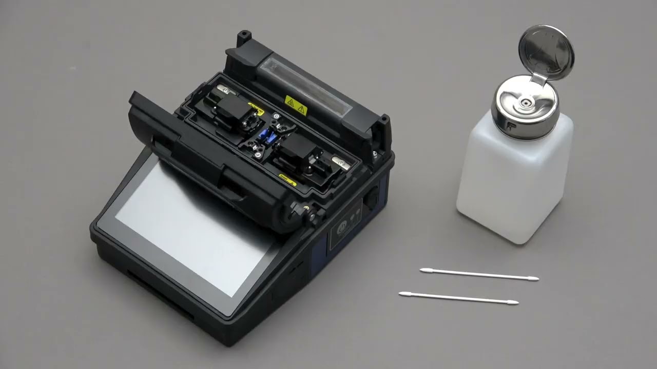 Cleaning the microscope lens