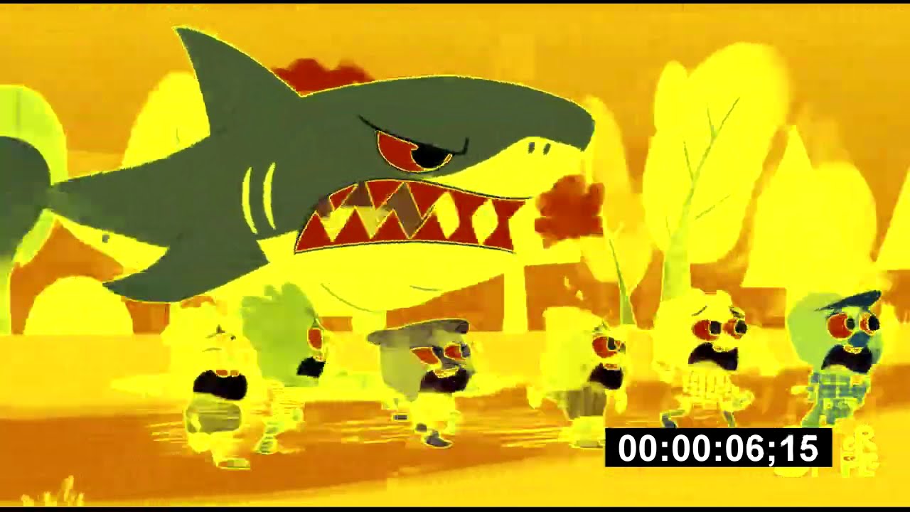 Noodle and Pals- Chased By The Giant Land Shark (Sponsored By: Klasky Csupo 2001 Effects)