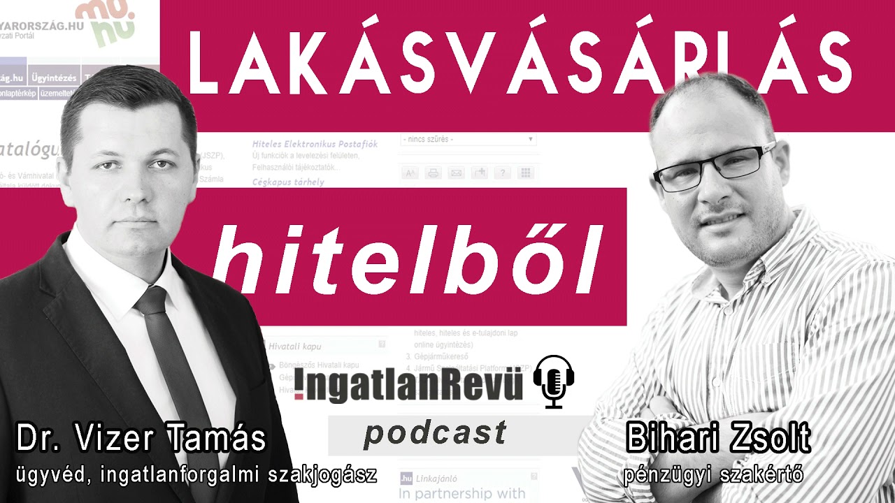 #14 Ingatlanvásárlás hitelből - vendég: Bihari Zsolt pénzügyi szakértő 🏠🎙️