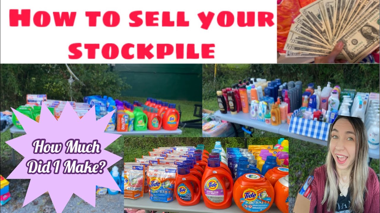 HOW TO SELL YOUR STOCKPILE | HOW MUCH DID I MAKE?