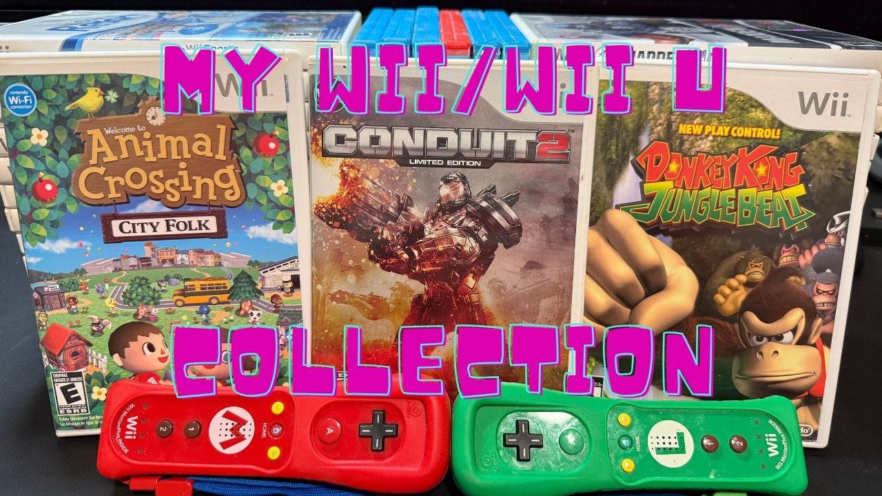 My Wii/Wii U Collection! - Two Childhood Physical Game Collections Merge