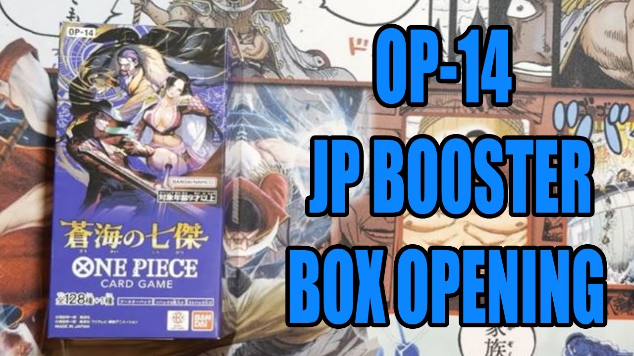OP-14 JP Booster Box Unboxing