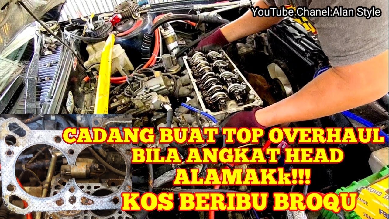 MASALAH ENGINE PROTON WIRA 4G15 TIBA2 MATI,START BALIK TAKNAK HIDUP. BILA ANGKAT HEAD ALAMAK!!