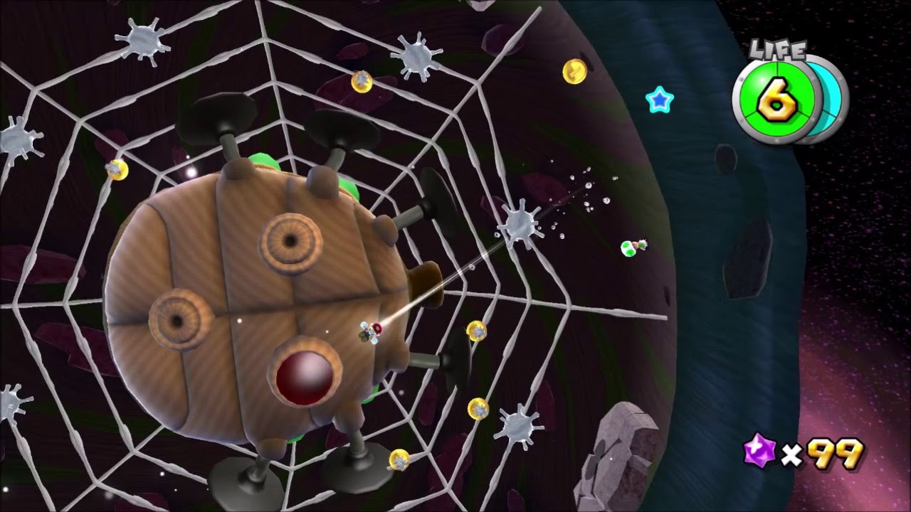 Super Mario Galaxy HD Boss 6 - Tarantox