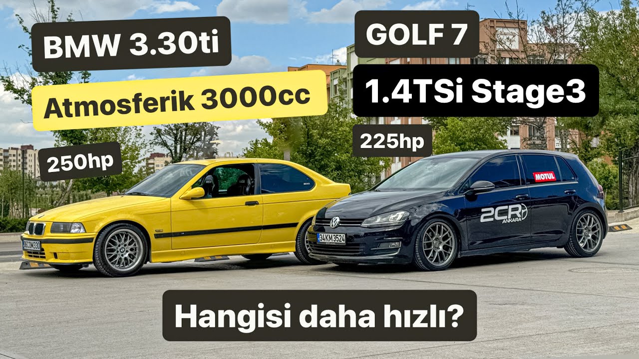 2CR GOLF 7 1.4tsi vs BMW 3.30Ti  - Hangisi geçer - BÖLÜM 5