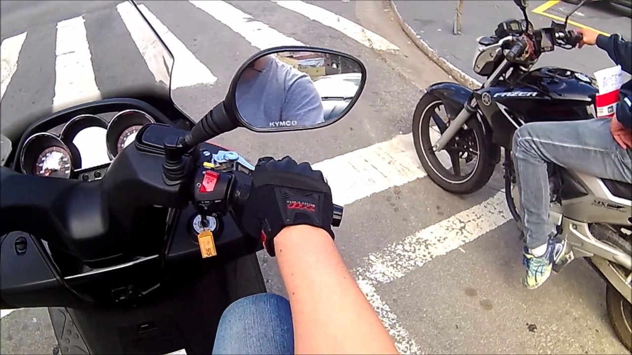 Test ride Kymco Downtown 300i no Brasil