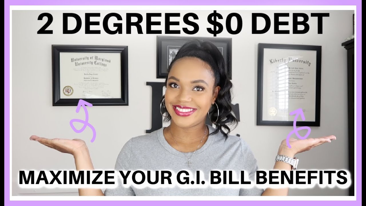 HOW I MAXIMIZED MY G.I.BILL BENEFITS | VETERAN BENEFITS 🎓 | Karmen Kay