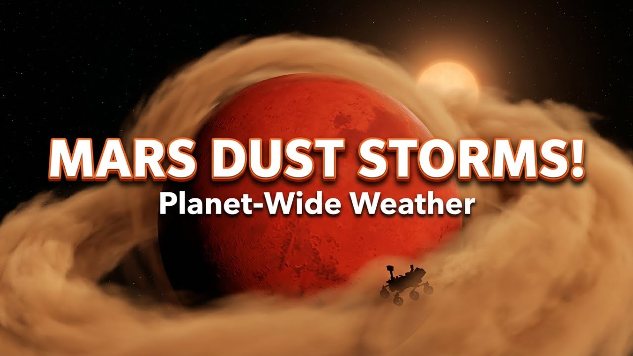 Why Mars Dust Storms Get So HUGE! | Mars Weather Explained for Kids
