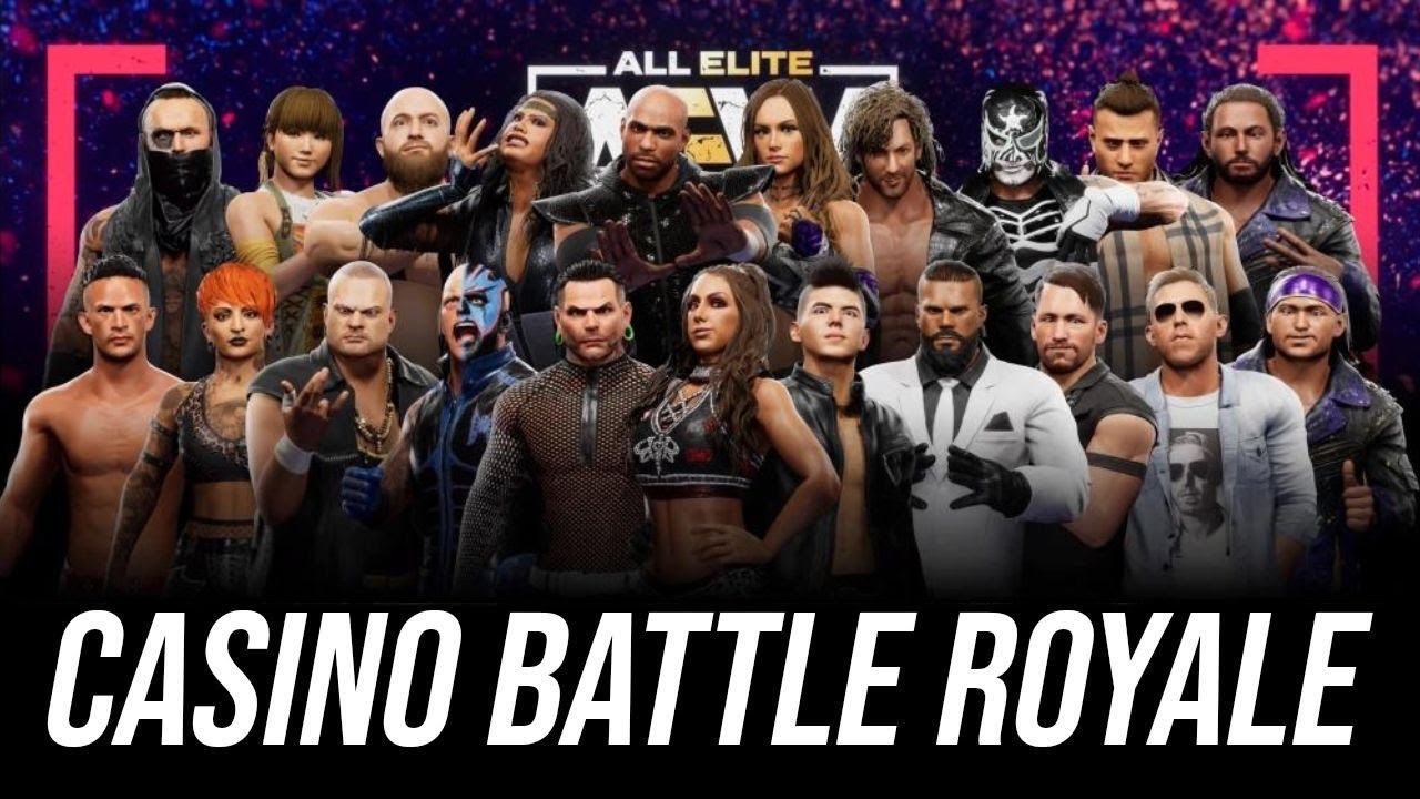 AEW Fight Forever: Captivating Casino Battle Royale Gameplay on PS5 (UHD) [4K60FPS]
