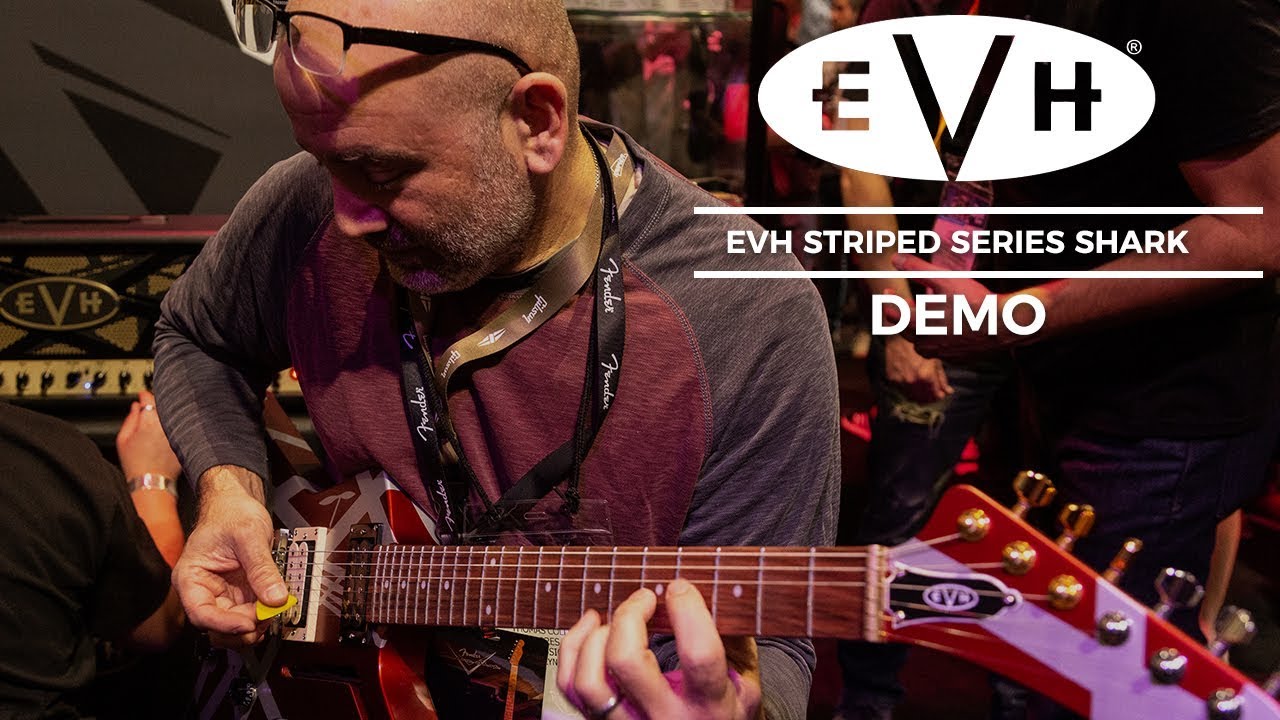 EVH Striped Series Shark Guitar Demo!