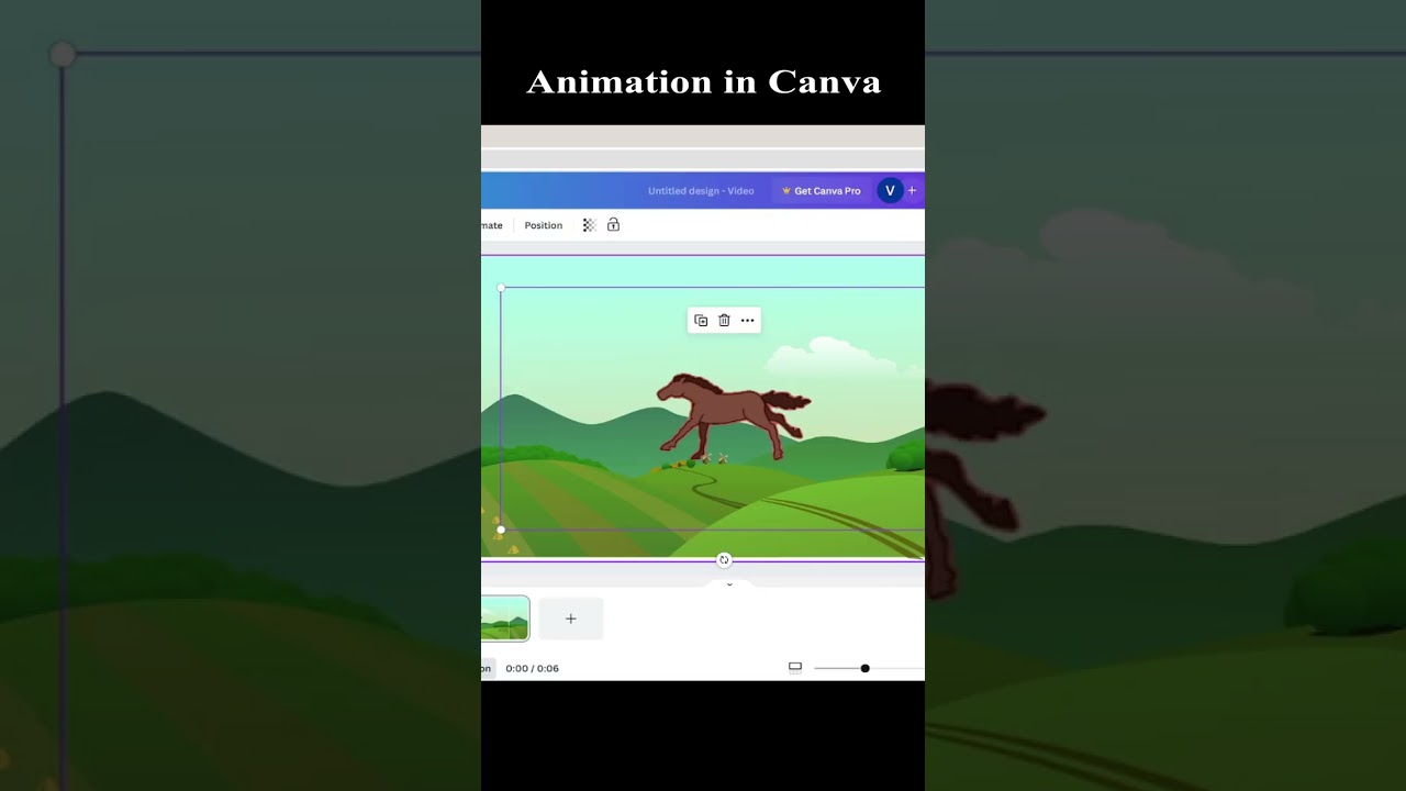 Animation in Canva | New Update | Canva-2023 | Make animation with Canva | 