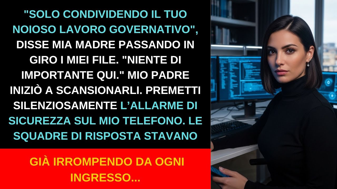 La mia famiglia aprì i miei “file di lavoro” — finché arrivò la squadra della Sicurezza Nazionale.