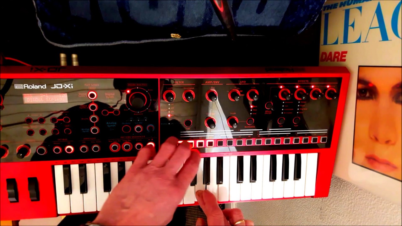 ROLAND JD-Xi play  HUMAN LEAGUE / SECONDS [cover]