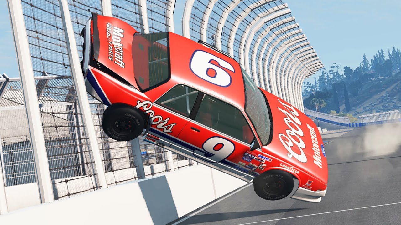 NASCAR Racing Crashes #44 | BeamNG Drive