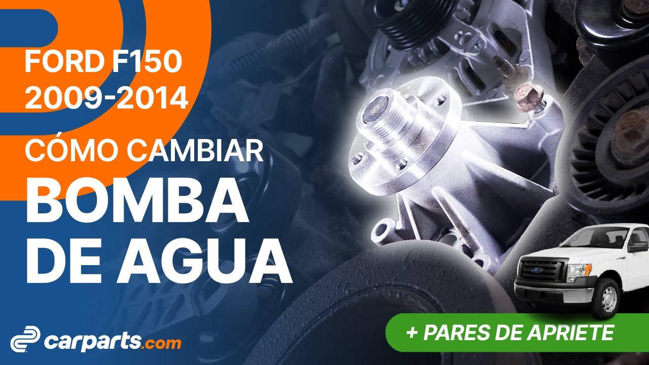 Cómo cambiar la Bomba de Agua 2009-2014 Ford F150 ⚡